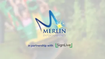 Merlin Entertainments in partnership with SignLive