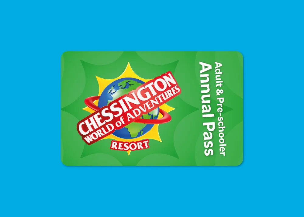 Chessington World of Adventures Resort Adult and Pre-schooler Annual Pass graphic 