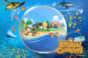 Animal Crossing X Sea Life graphic