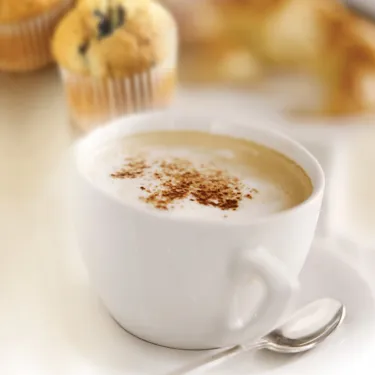 Cappuccino and muffin