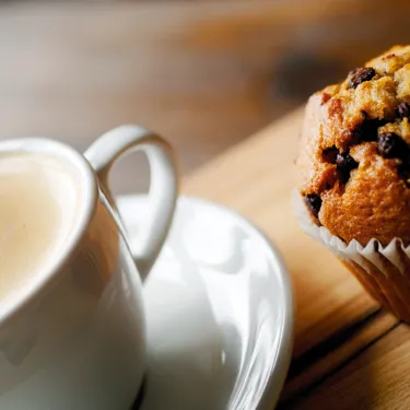 Latte and Muffin