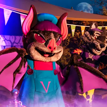 Violet The Vampire Bat And Wilf The Werewolf